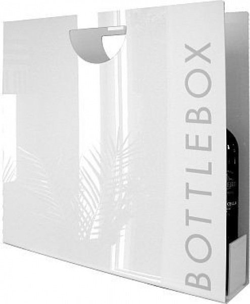Flaschenhalter BOTTLEBOX weiß-glänzend